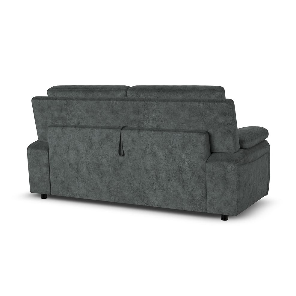 Emerson 3 Seater Sofa Bed in Dapple Grey Fabric 7