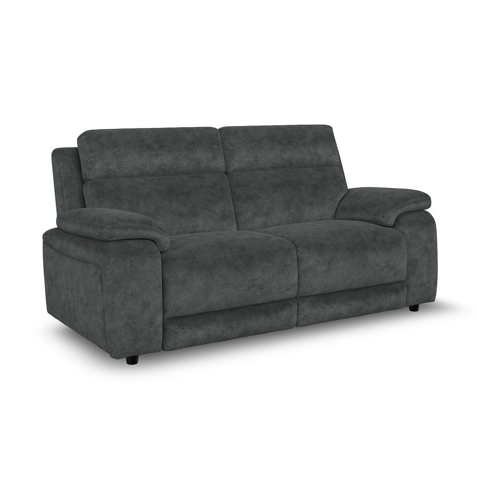 Emerson 3 Seater Sofa Bed in Dapple Grey Fabric 3