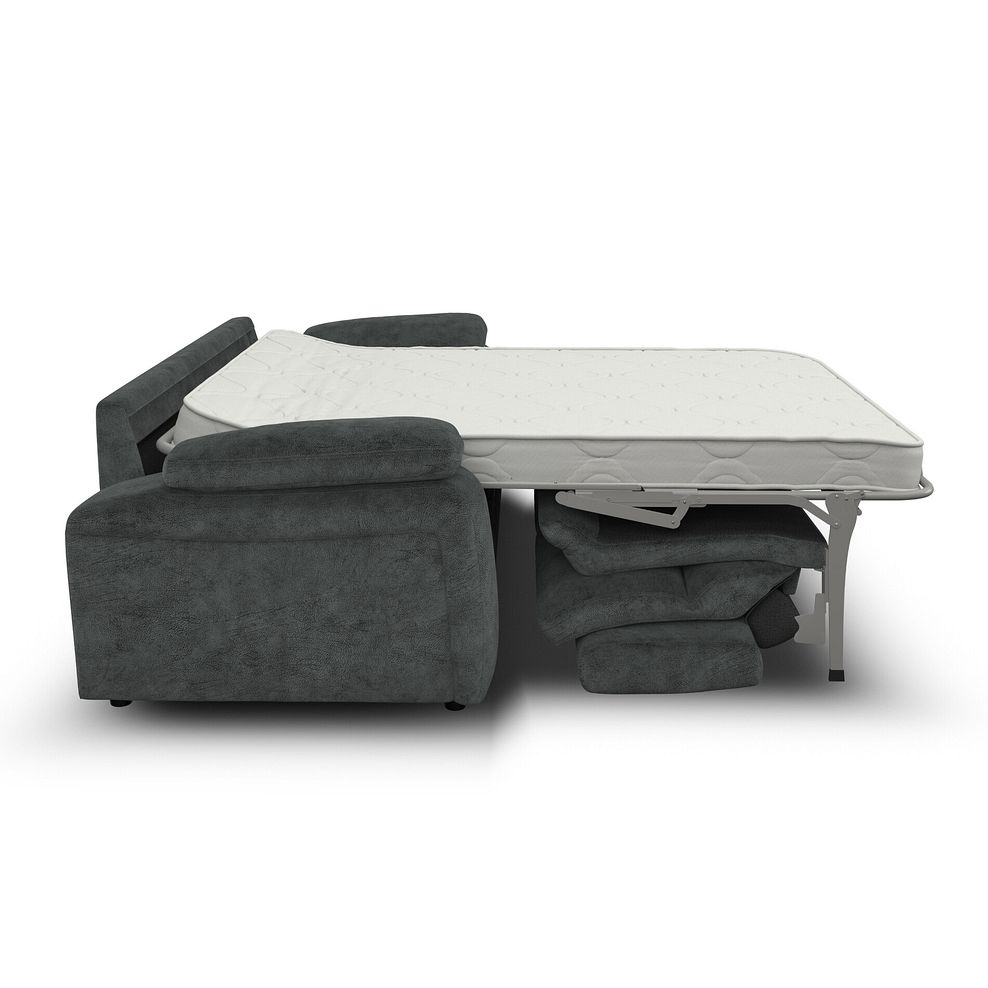 Emerson 3 Seater Sofa Bed in Dapple Grey Fabric 6