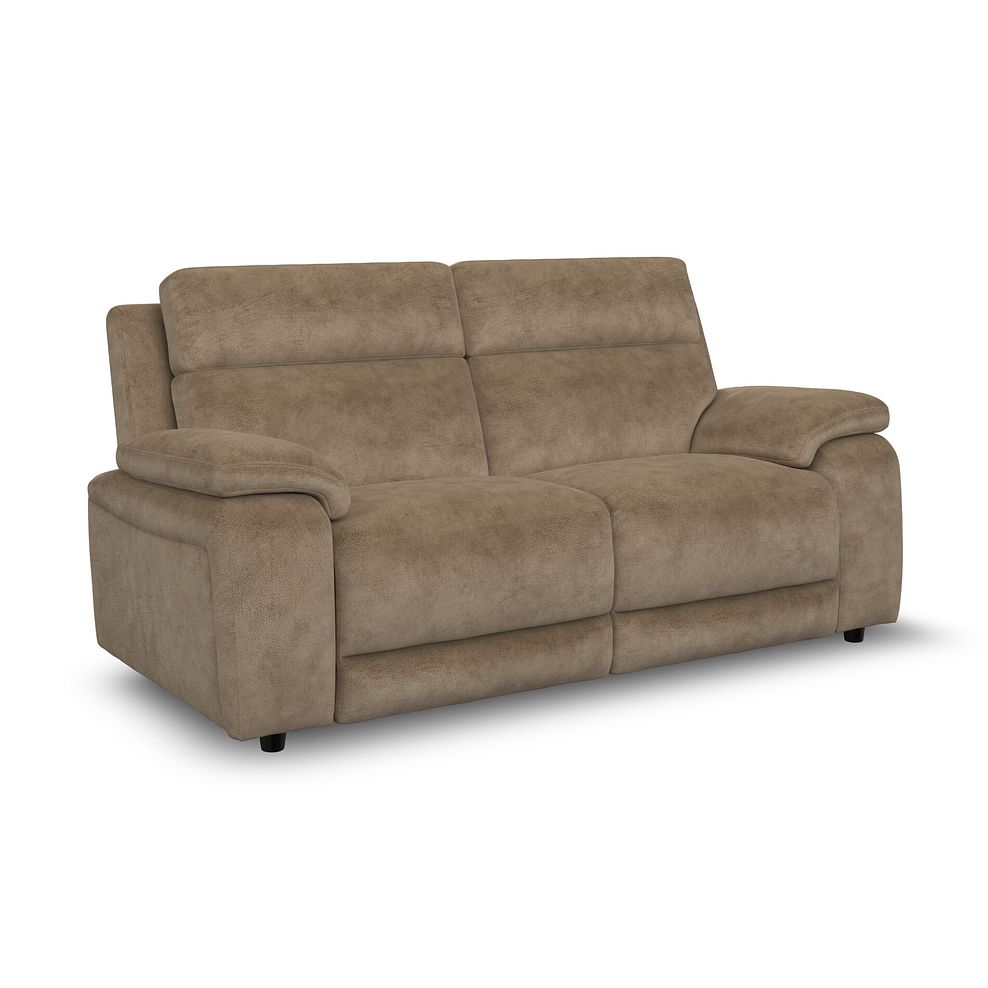 Emerson 3 Seater Sofa Bed in Dapple Taupe Fabric 3