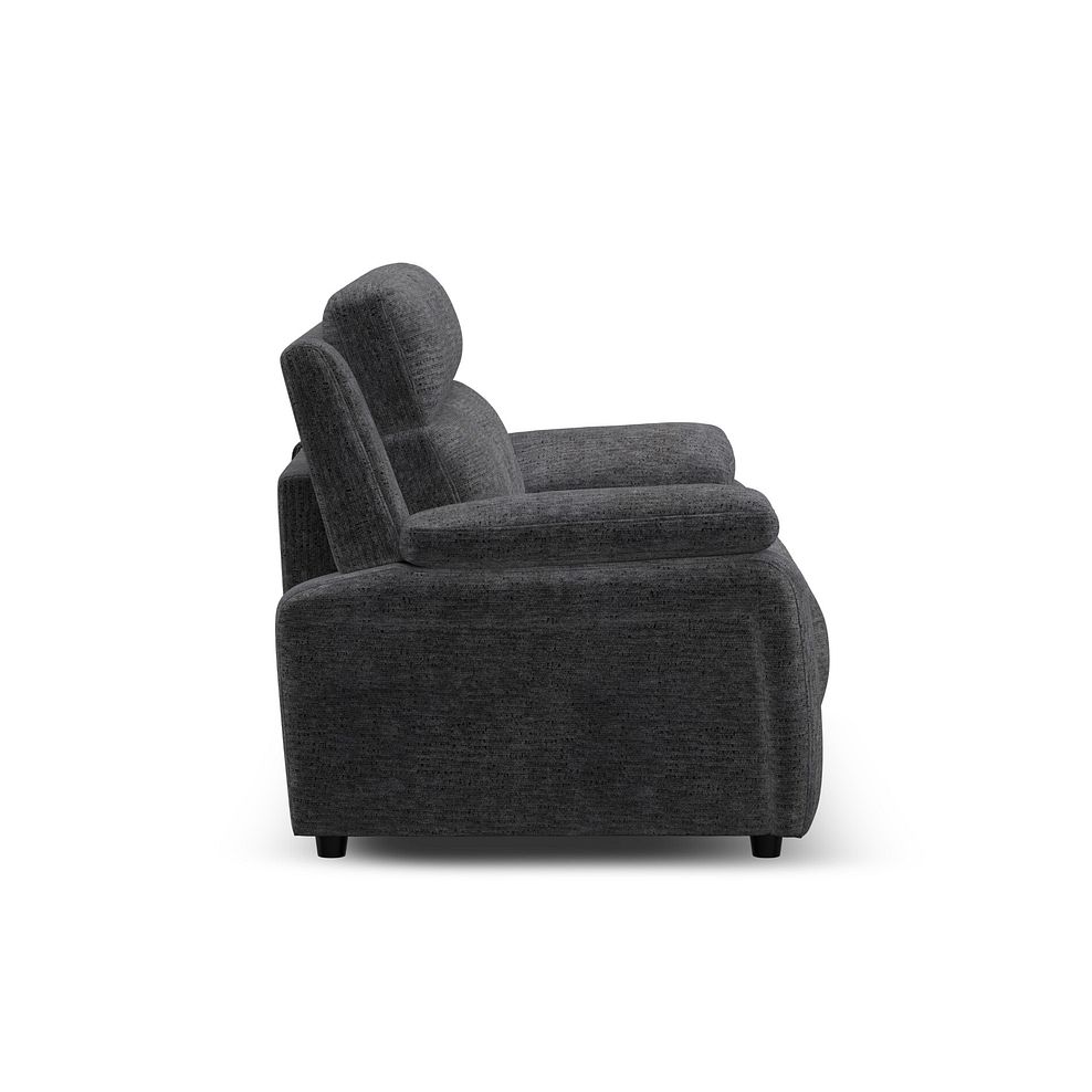 Emerson 3 Seater Sofa Bed in Luxe Charcoal Fabric 5