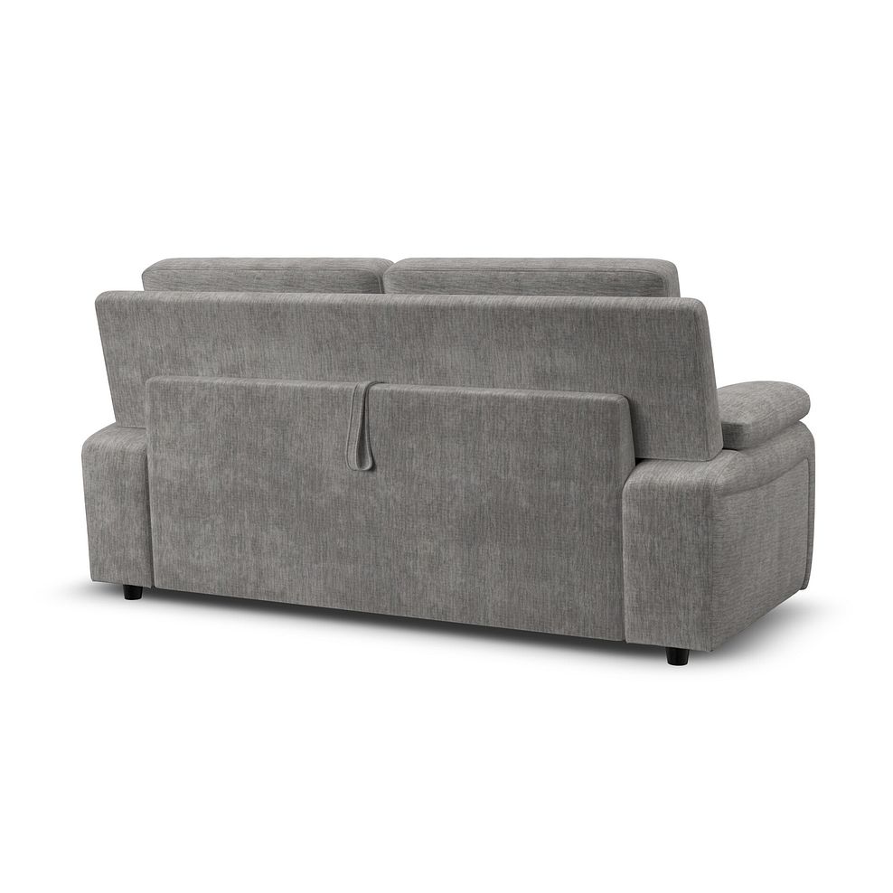 Emerson 3 Seater Sofa Bed in Luxe Grey Fabric 7
