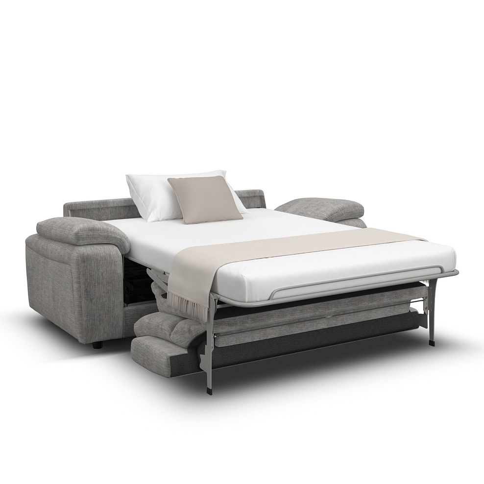 Emerson 3 Seater Sofa Bed in Luxe Grey Fabric 2