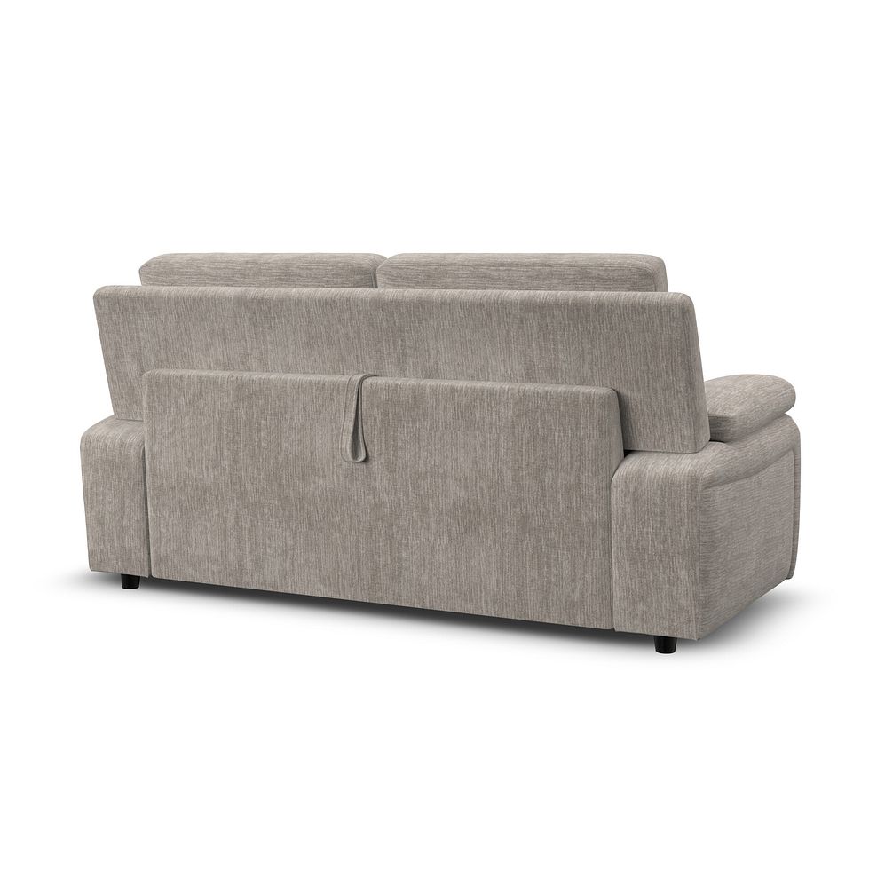 Emerson 3 Seater Sofa Bed in Luxe Natural Fabric 7