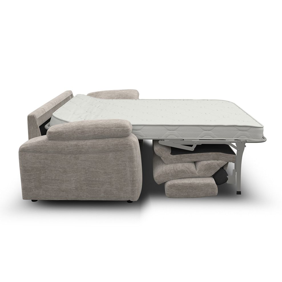Emerson 3 Seater Sofa Bed in Luxe Natural Fabric 6