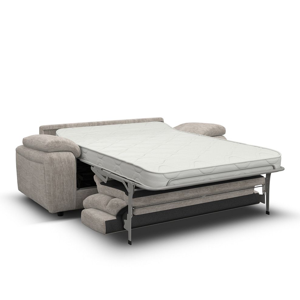 Emerson 3 Seater Sofa Bed in Luxe Natural Fabric 1