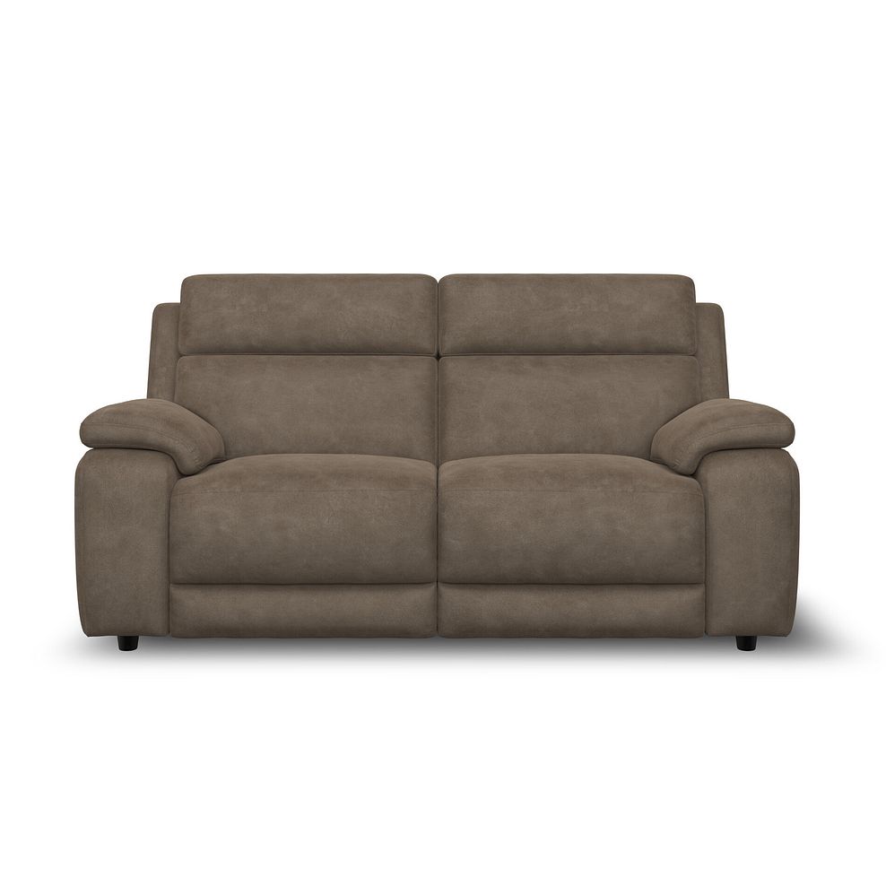 Emerson 3 Seater Sofa Bed in Miller Earth Brown Fabric 4