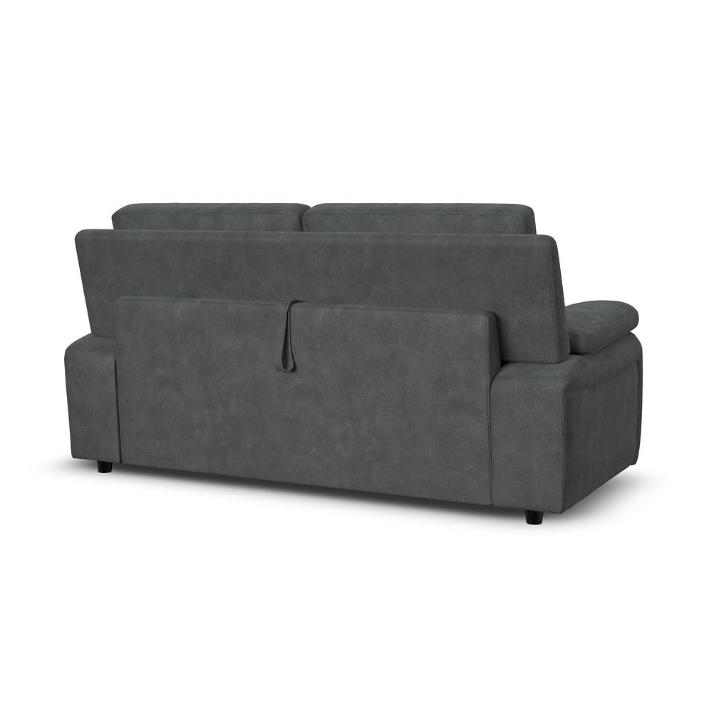 Emerson 3 Seater Sofa Bed in Miller Grey Fabric 7