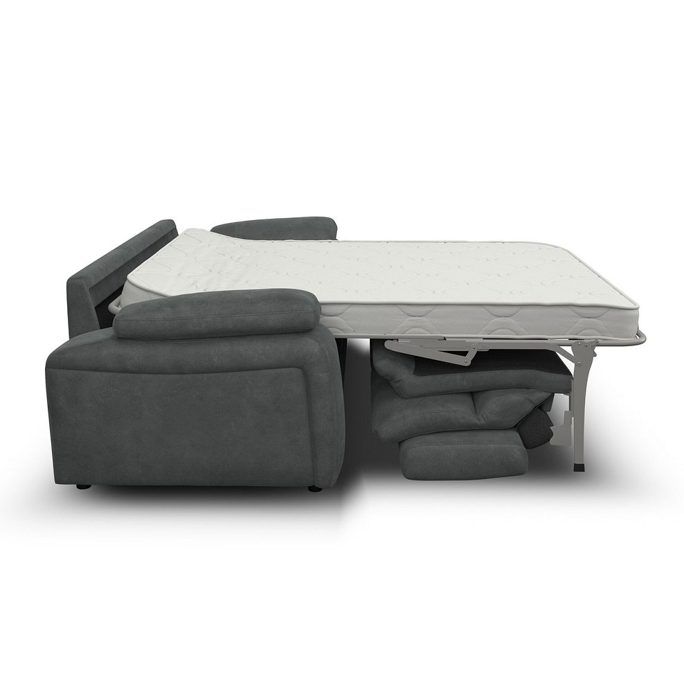 Emerson 3 Seater Sofa Bed in Miller Grey Fabric 6