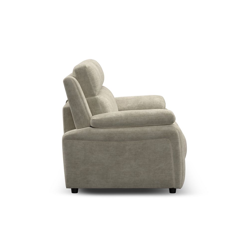 Emerson 3 Seater Sofa Bed in Plush Beige Fabric 5