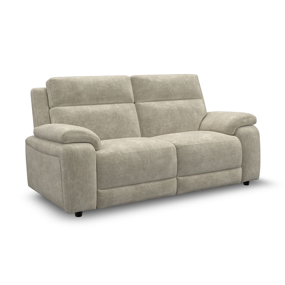 Emerson 3 Seater Sofa Bed in Plush Beige Fabric 3