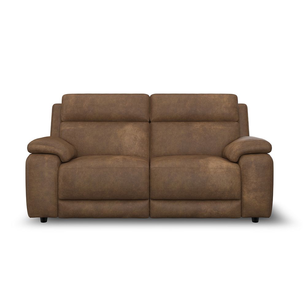 Emerson 3 Seater Sofa Bed in Ranch Brown Fabric 4