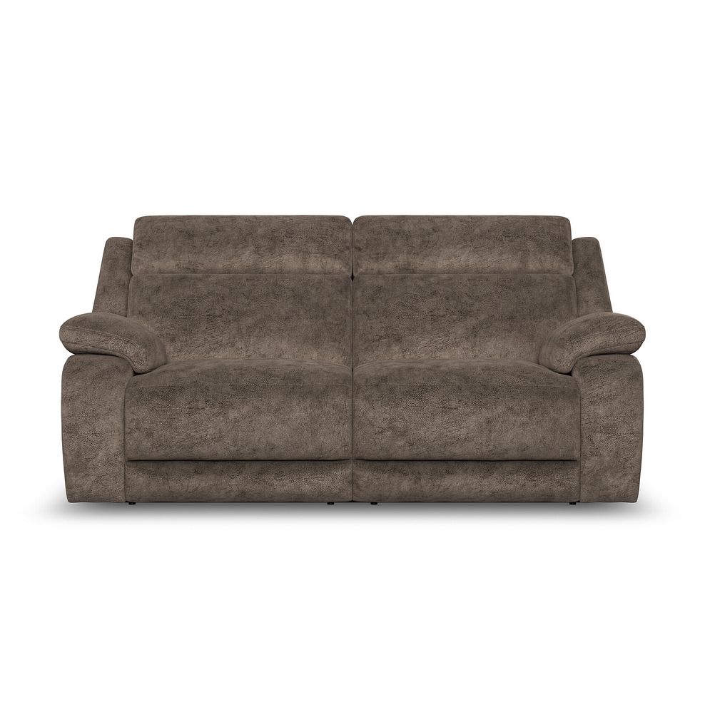 Emerson 3 Seater Sofa in Dapple Chocolate Fabric 2