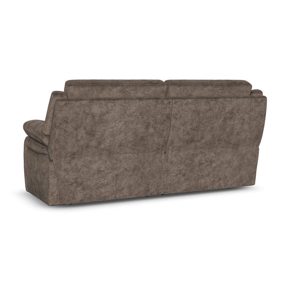 Emerson 3 Seater Sofa in Dapple Chocolate Fabric 3