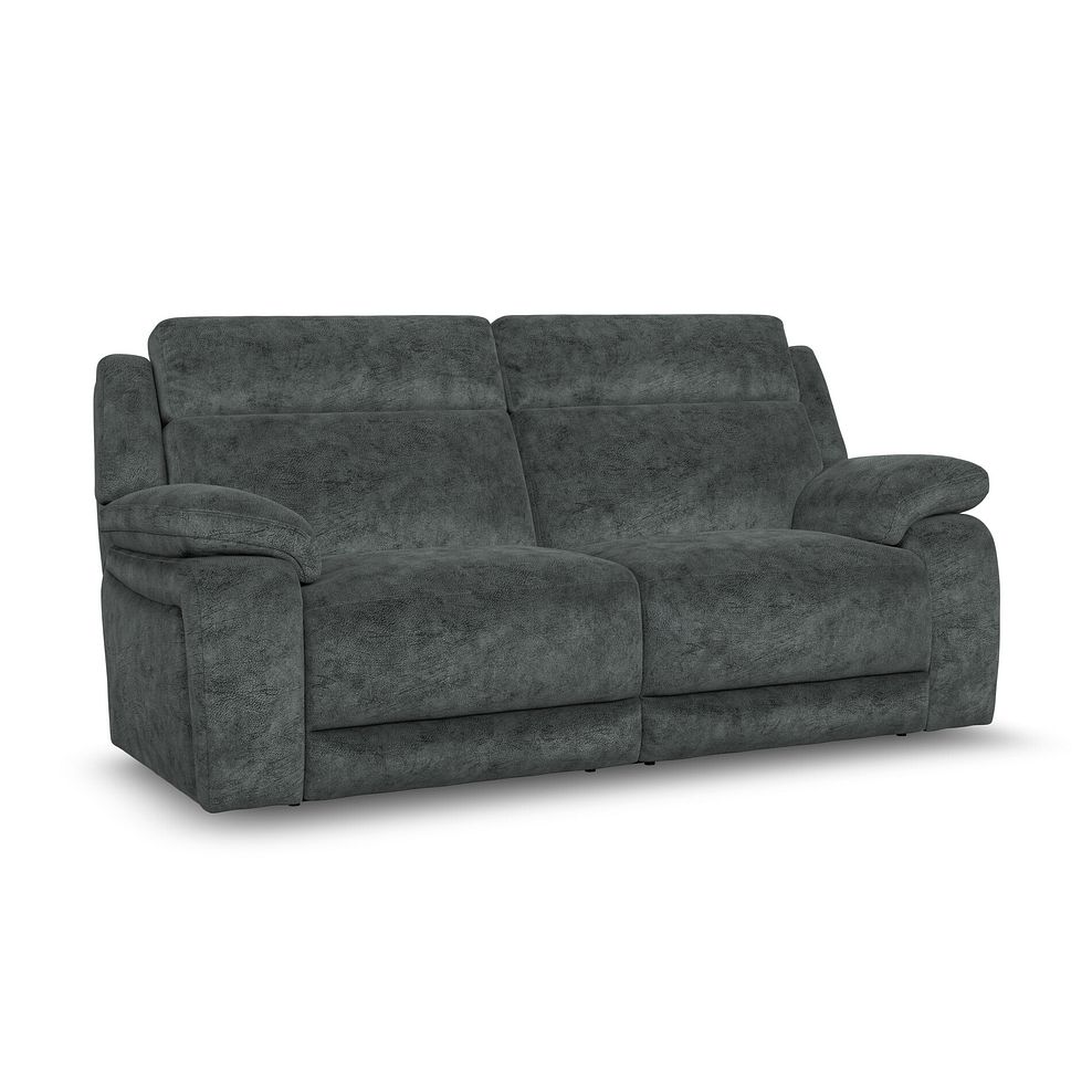 Emerson 3 Seater Sofa in Dapple Grey Fabric 1