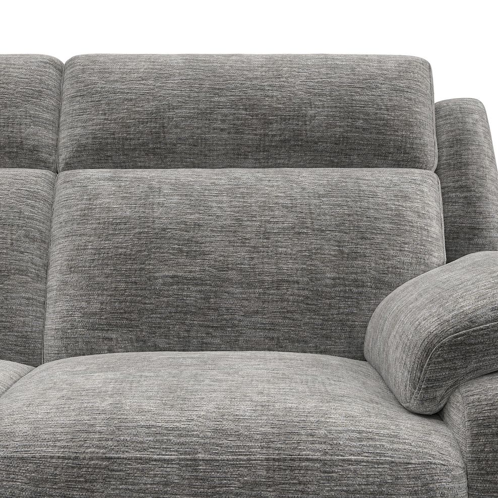 Emerson 3 Seater Sofa in Luxe Grey Fabric 6