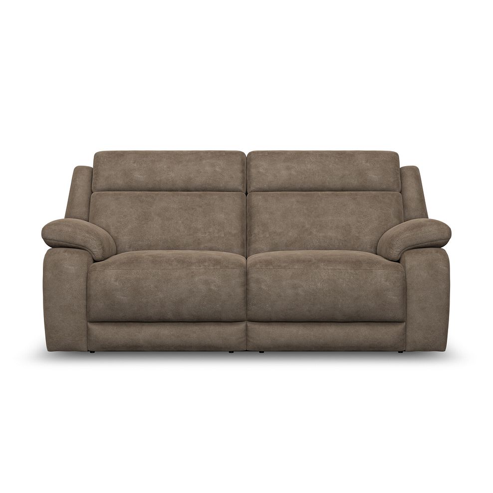 Emerson 3 Seater Sofa in Miller Earth Brown Fabric 2