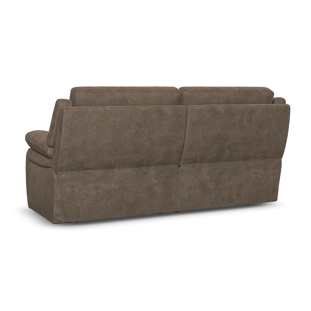 Emerson 3 Seater Sofa in Miller Earth Brown Fabric 3
