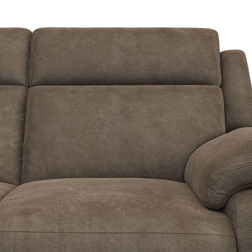 Emerson 3 Seater Sofa in Miller Earth Brown Fabric 6