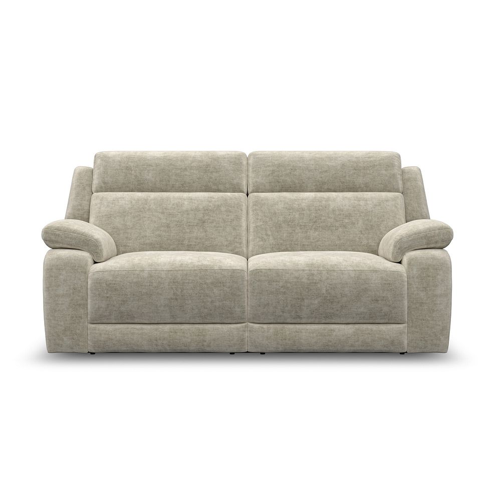Emerson 3 Seater Sofa in Plush Beige Fabric 2