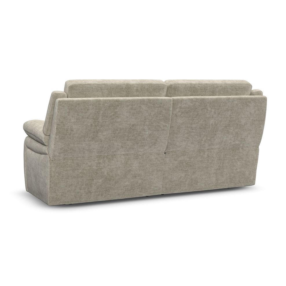 Emerson 3 Seater Sofa in Plush Beige Fabric 3