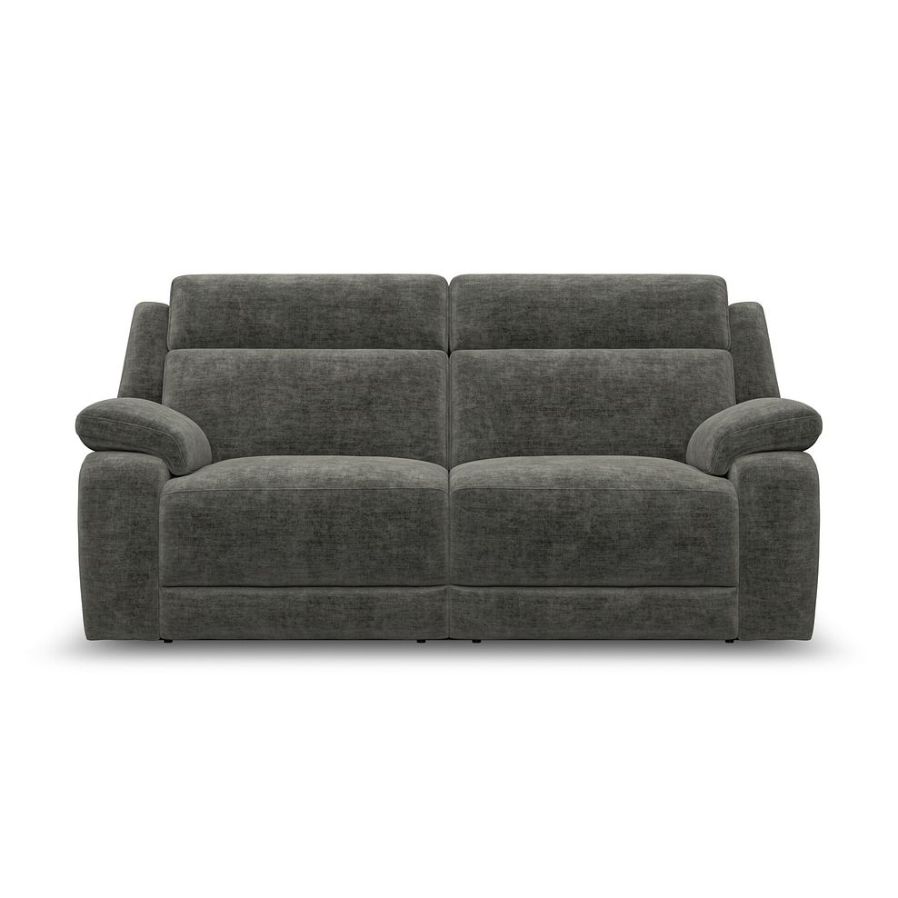 Emerson 3 Seater Sofa in Plush Charcoal Fabric 2