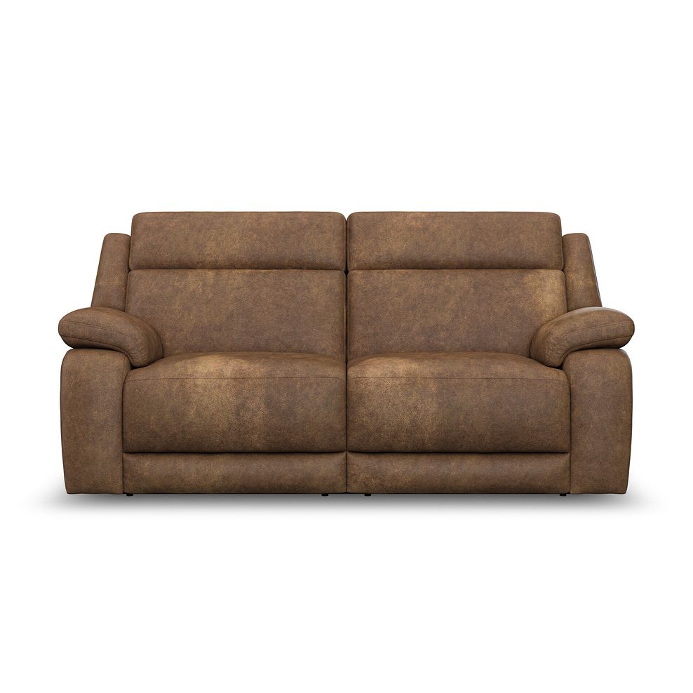 Emerson 3 Seater Sofa in Ranch Brown Fabric 2