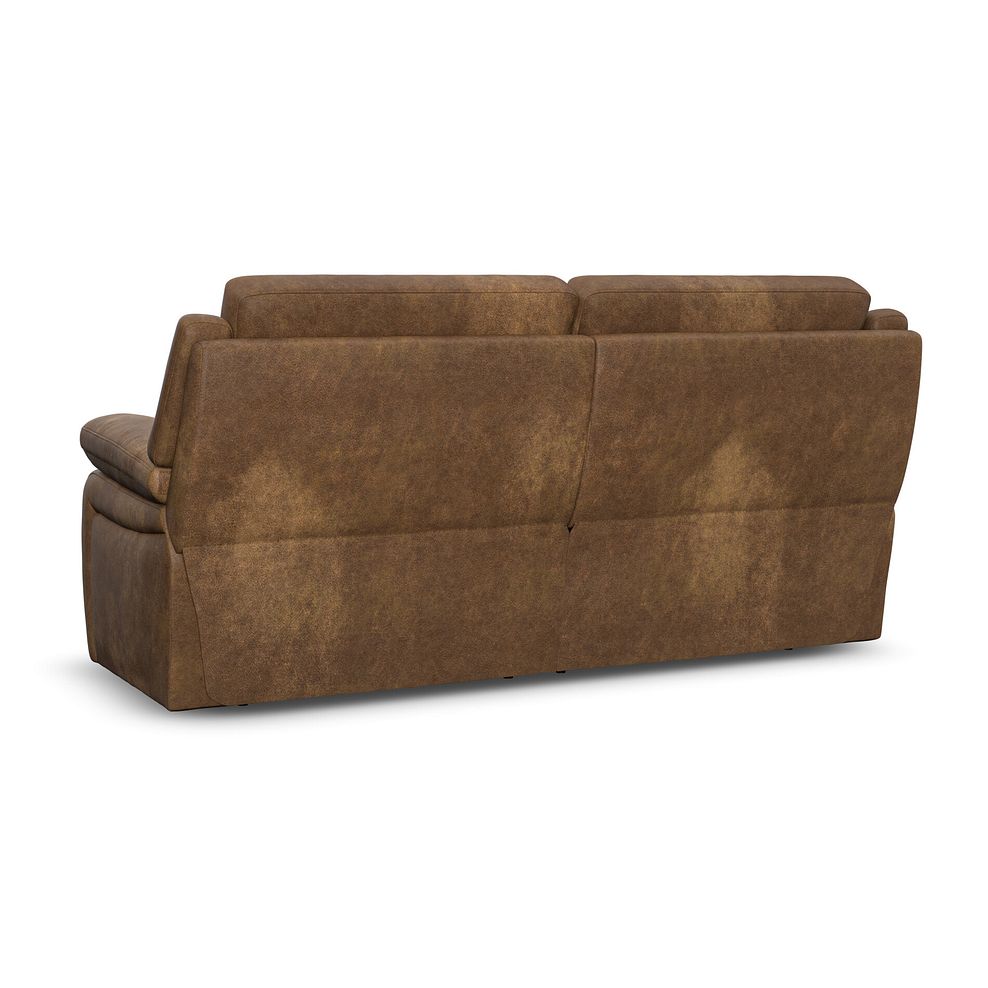 Emerson 3 Seater Sofa in Ranch Brown Fabric 3