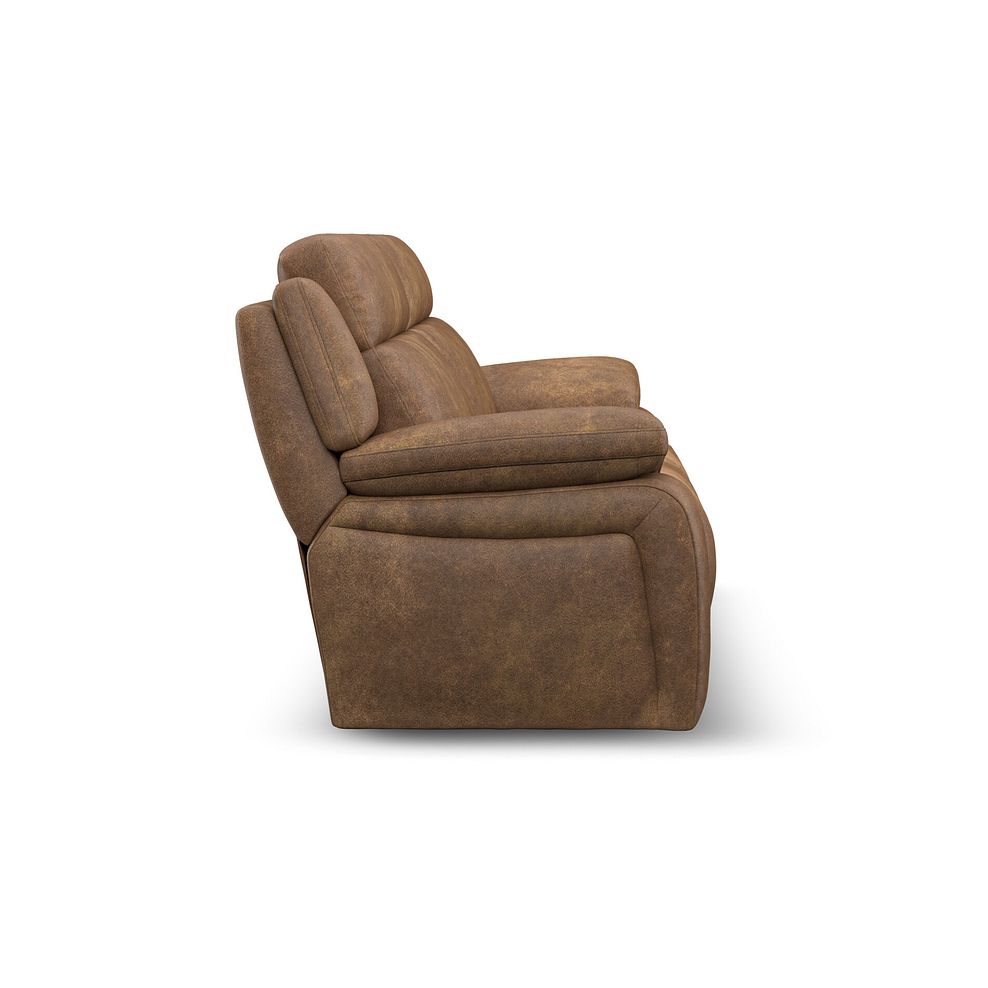 Emerson 3 Seater Sofa in Ranch Brown Fabric 4