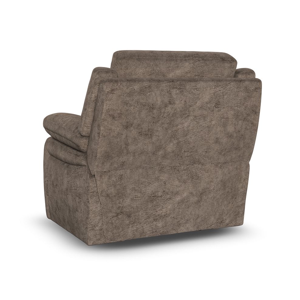 Emerson Armchair in Dapple Chocolate Fabric 3