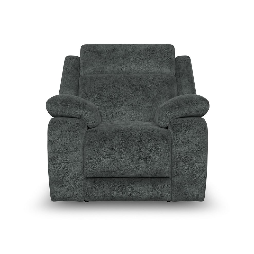 Emerson Armchair in Dapple Grey Fabric 2