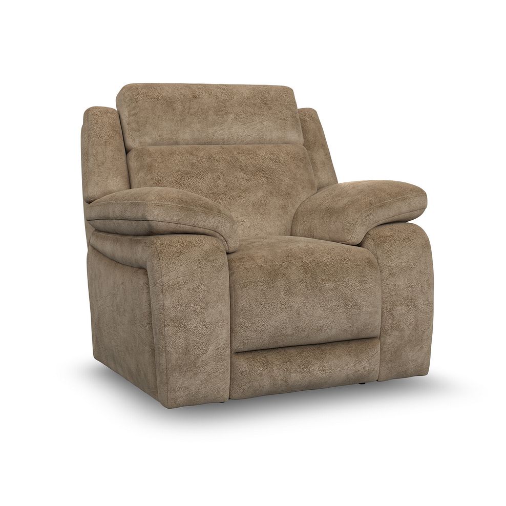 Emerson Armchair in Dapple Taupe Fabric 1
