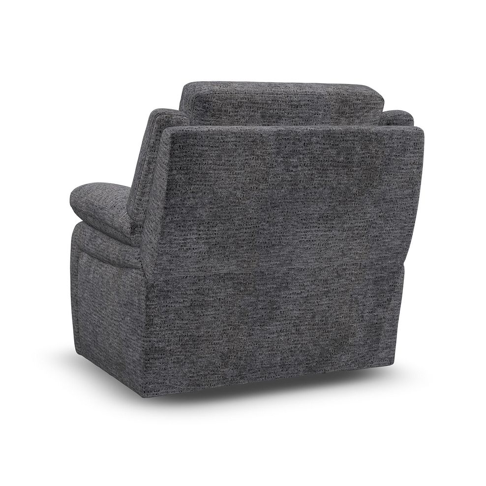 Emerson Armchair in Luxe Charcoal Fabric 3