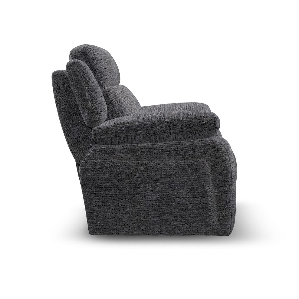 Emerson Armchair in Luxe Charcoal Fabric 4