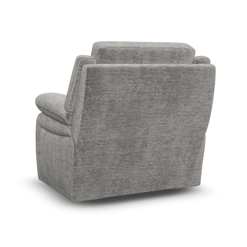 Emerson Armchair in Luxe Grey Fabric 3