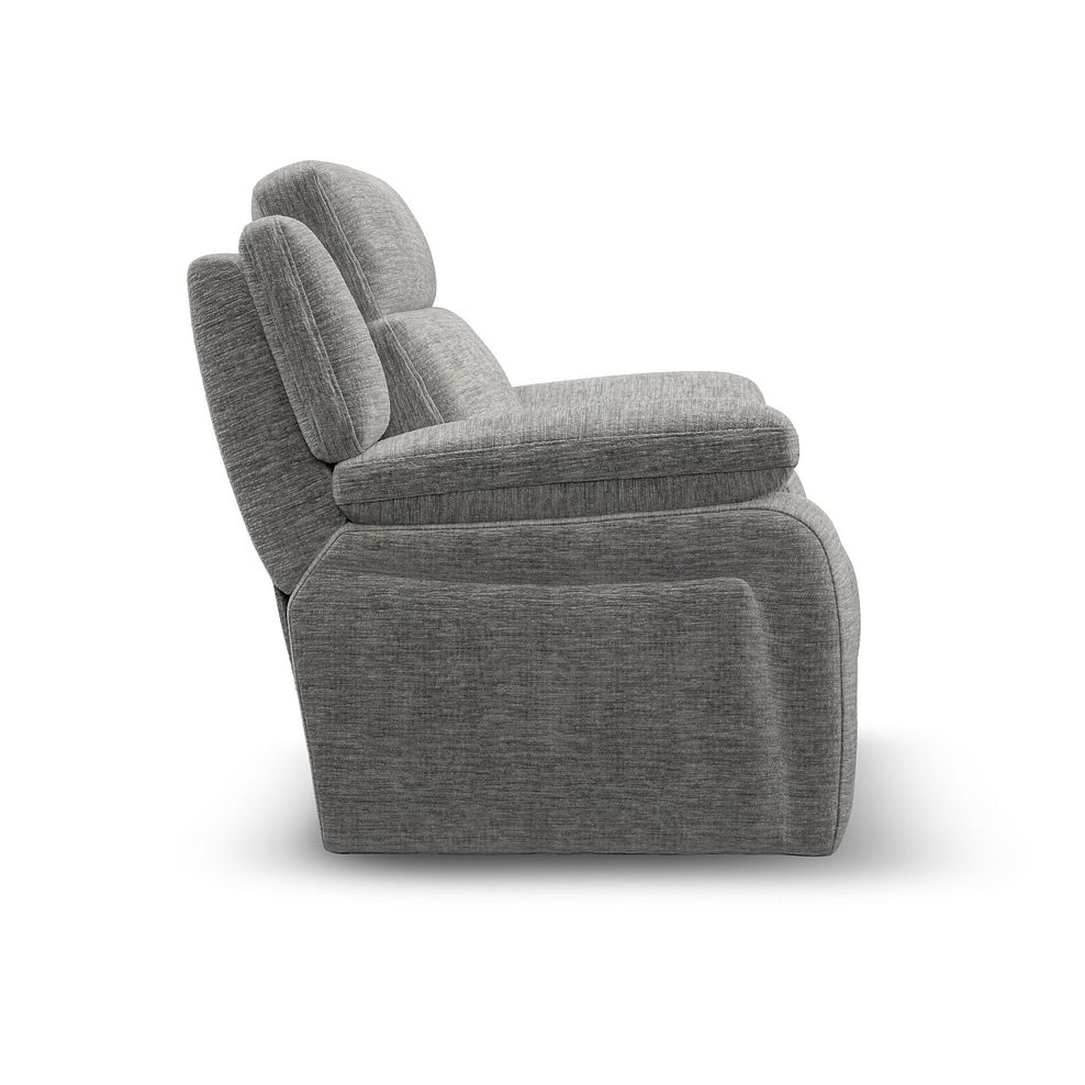 Emerson Armchair in Luxe Grey Fabric 4