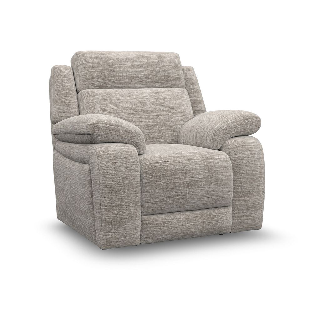Emerson Armchair in Luxe Natural Fabric 3