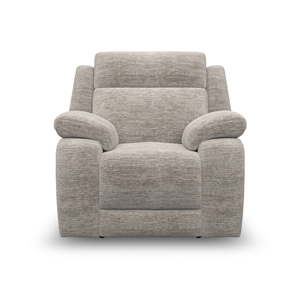 Emerson Armchair in Luxe Natural Fabric 4