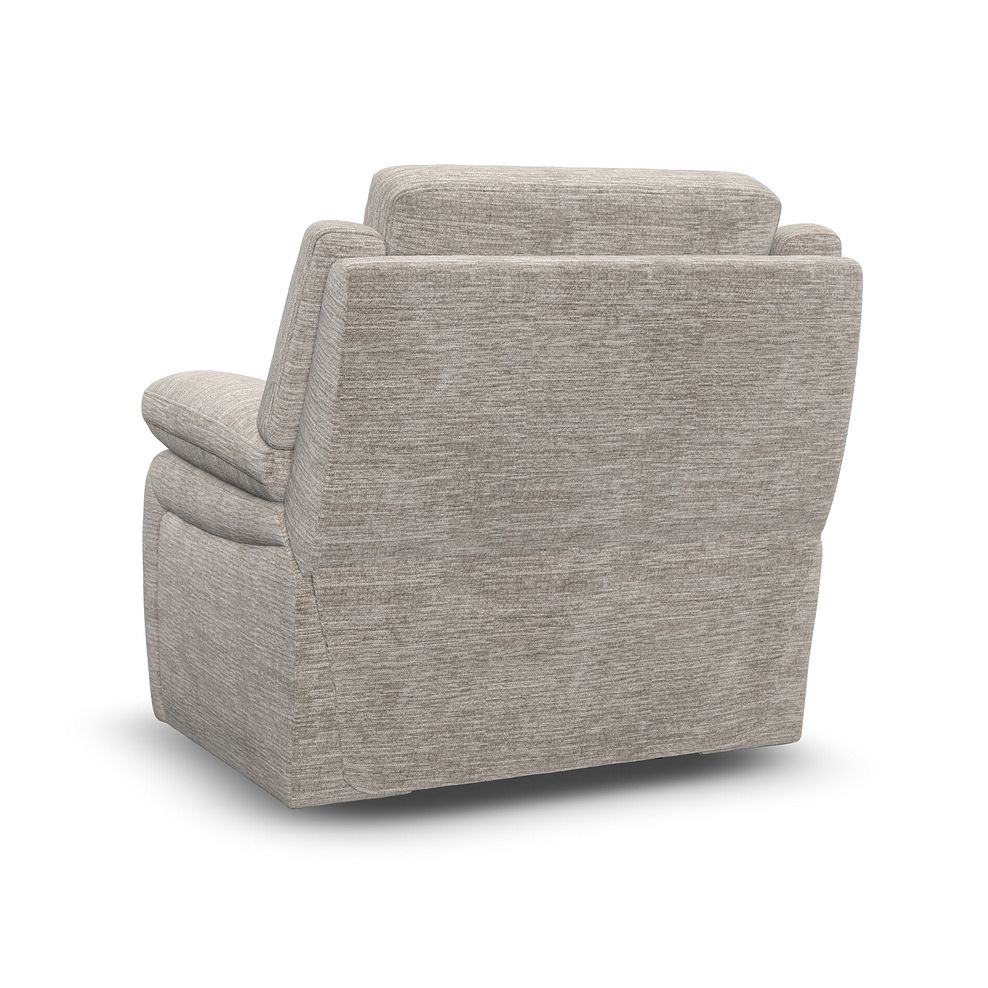 Emerson Armchair in Luxe Natural Fabric 5