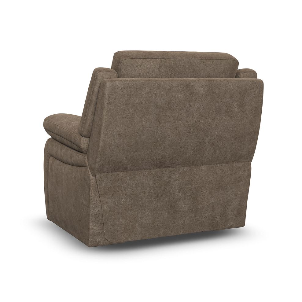 Emerson Armchair in Miller Earth Brown Fabric 3