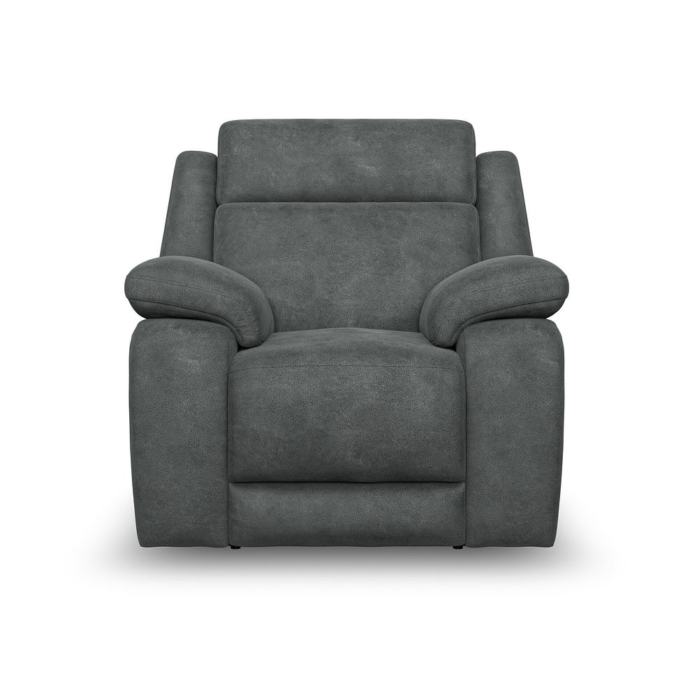 Emerson Armchair in Miller Grey Fabric 2