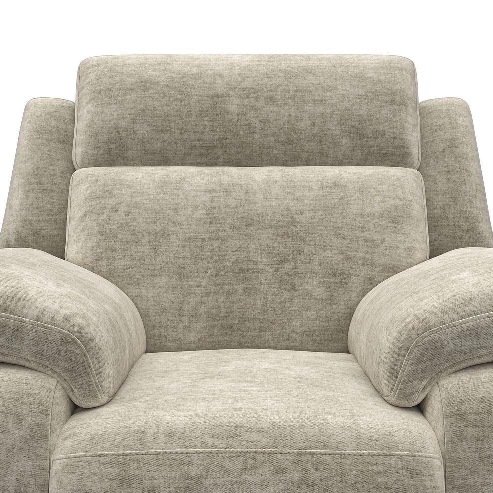 Emerson Armchair in Plush Beige Fabric 6
