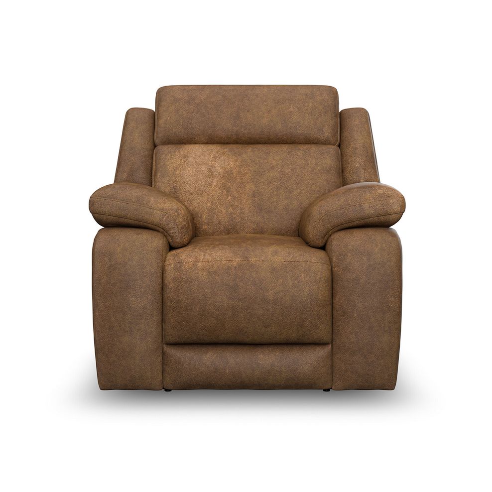 Emerson Armchair in Ranch Brown Fabric 2