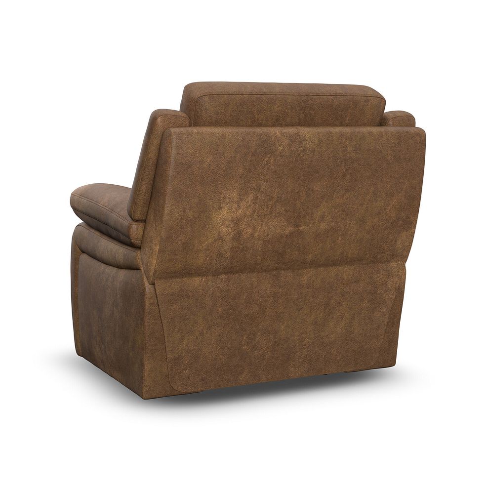 Emerson Armchair in Ranch Brown Fabric 3