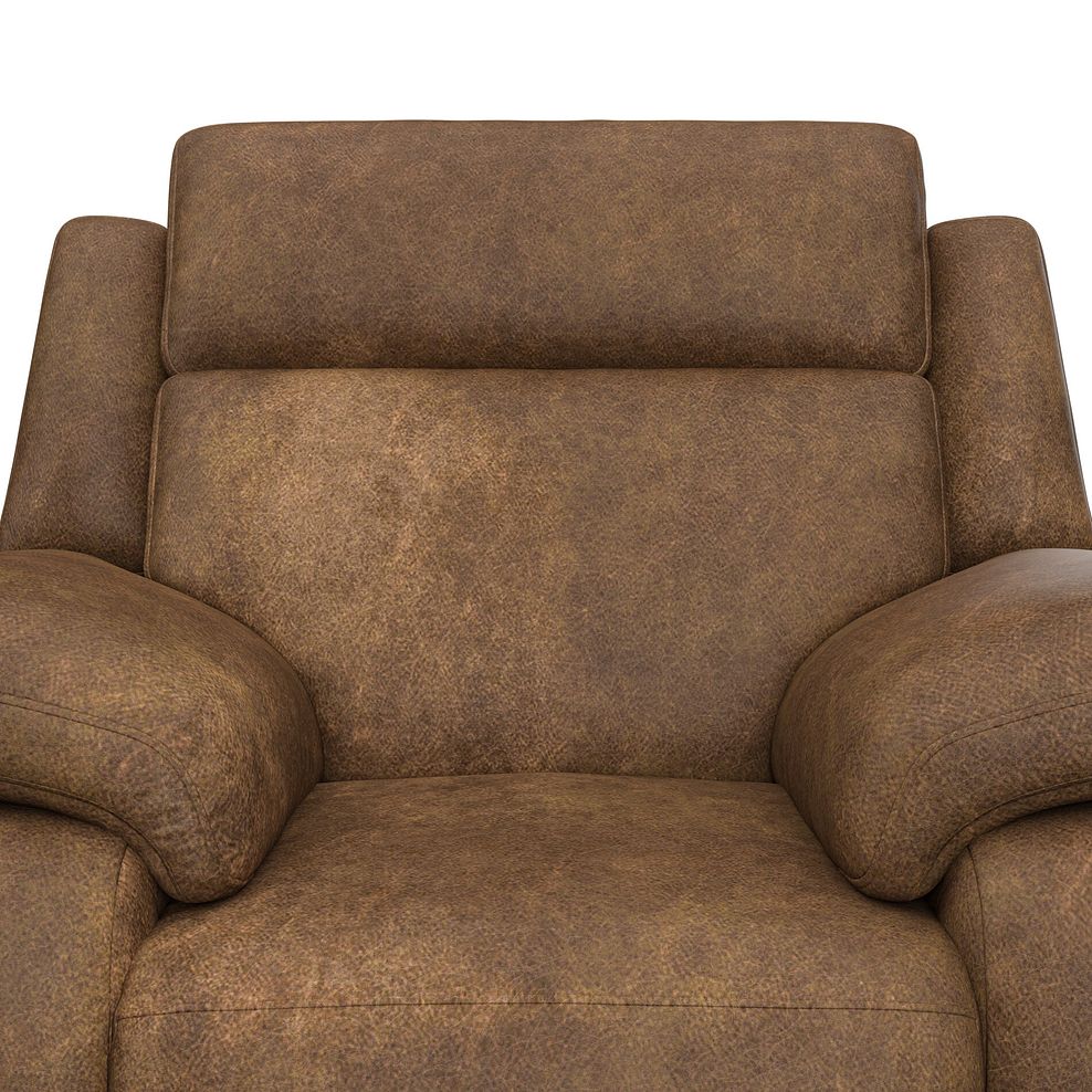 Emerson Armchair in Ranch Brown Fabric 6