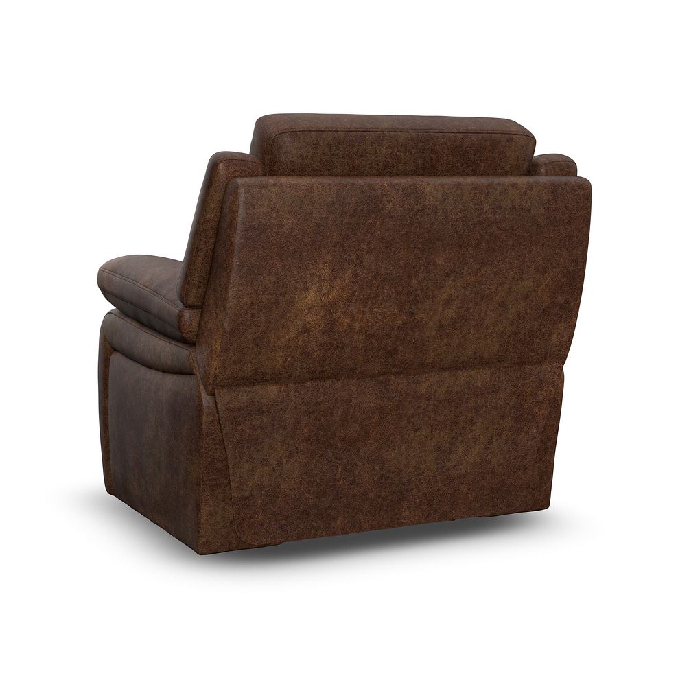 Emerson Armchair in Ranch Dark Brown Fabric 3