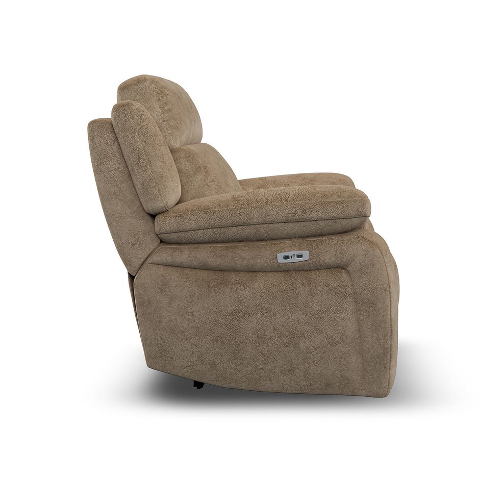 Emerson Electric Recliner Armchair in Dapple Taupe Fabric 6