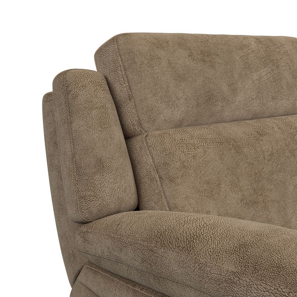 Emerson Electric Recliner Armchair in Dapple Taupe Fabric 10