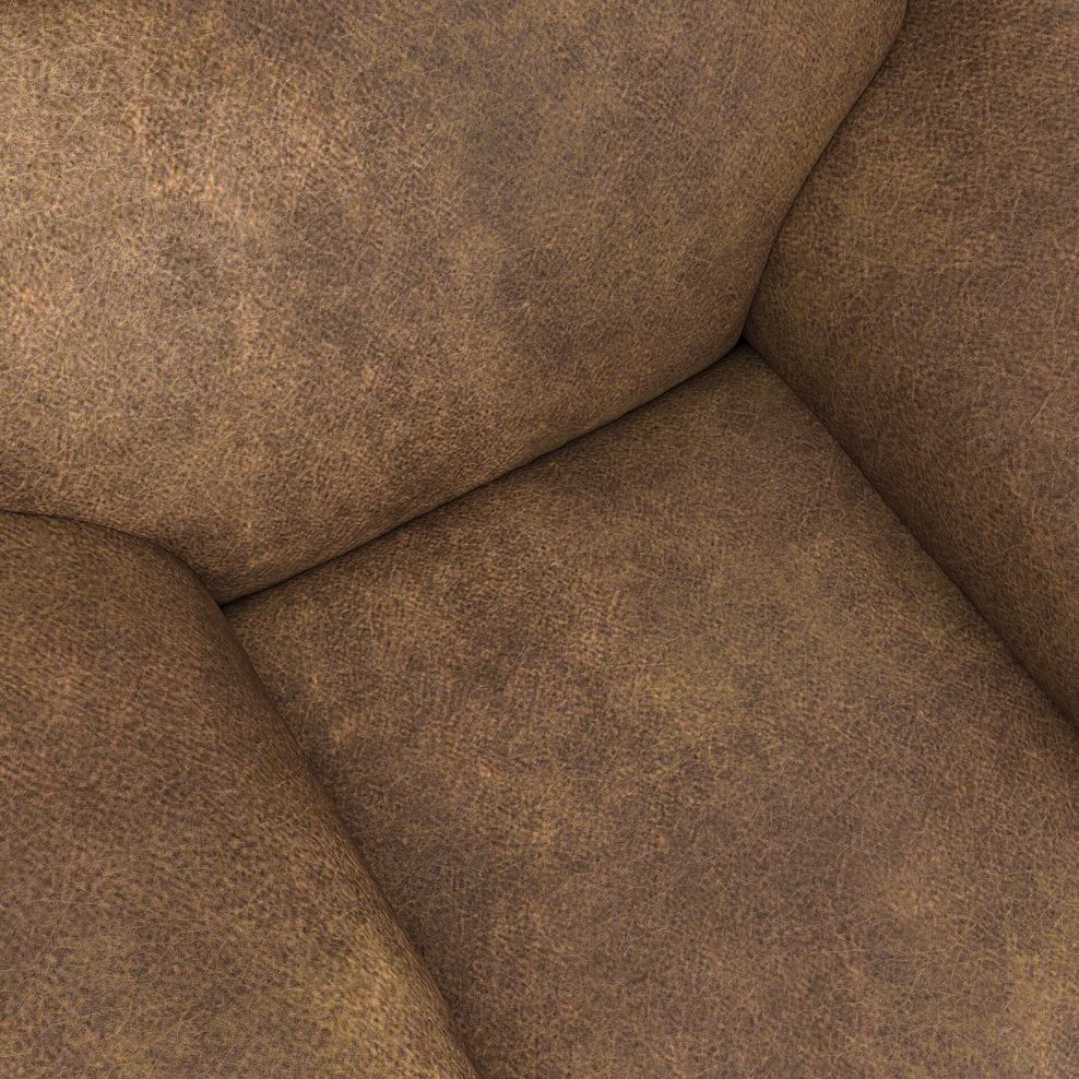 Emerson Electric Recliner Armchair in Ranch Brown Fabric 12