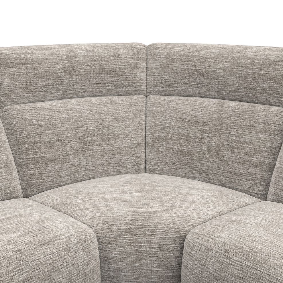 Emerson Large Corner Electric Recliner Sofa in Luxe Natural Fabric 16